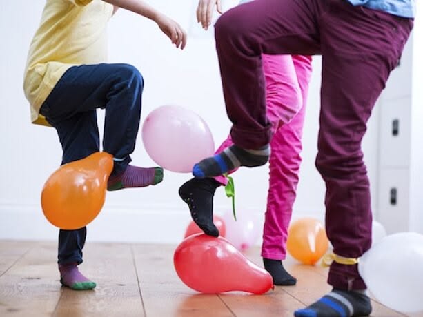 Balloon-Stomp-fun-things-to-do-at-a-teen-birthday-party