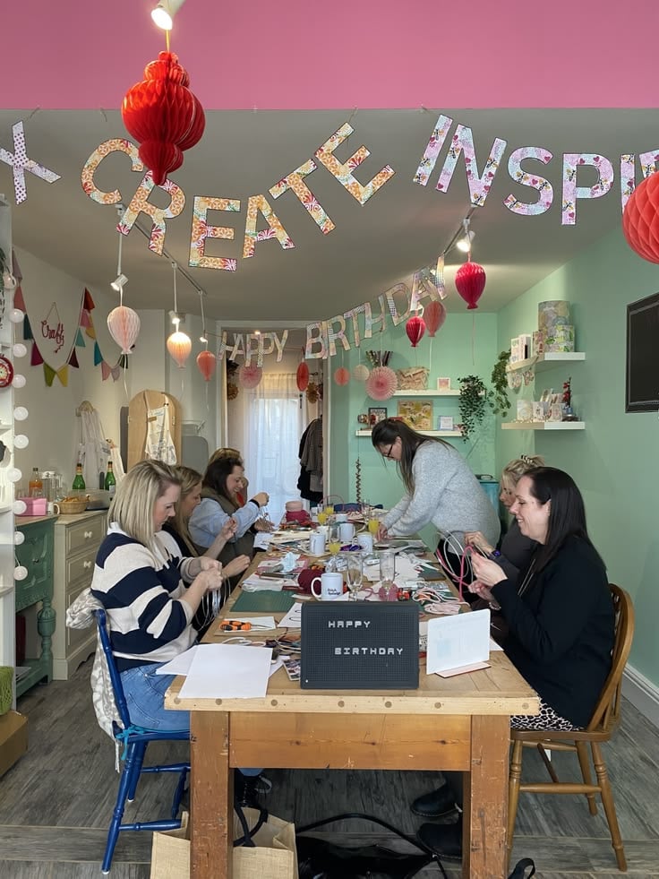 Plan-a-Creative-Workshop-40th-Birthday-Party-Ideas.