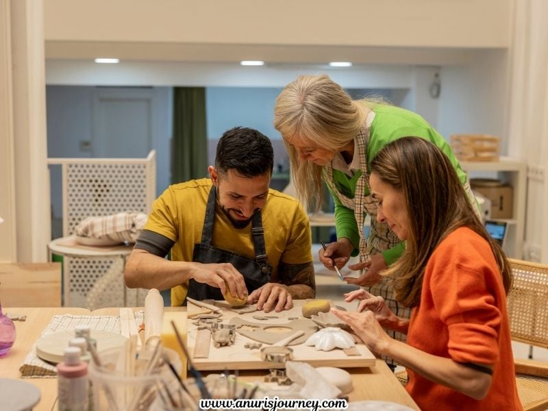 Pottery or craft class