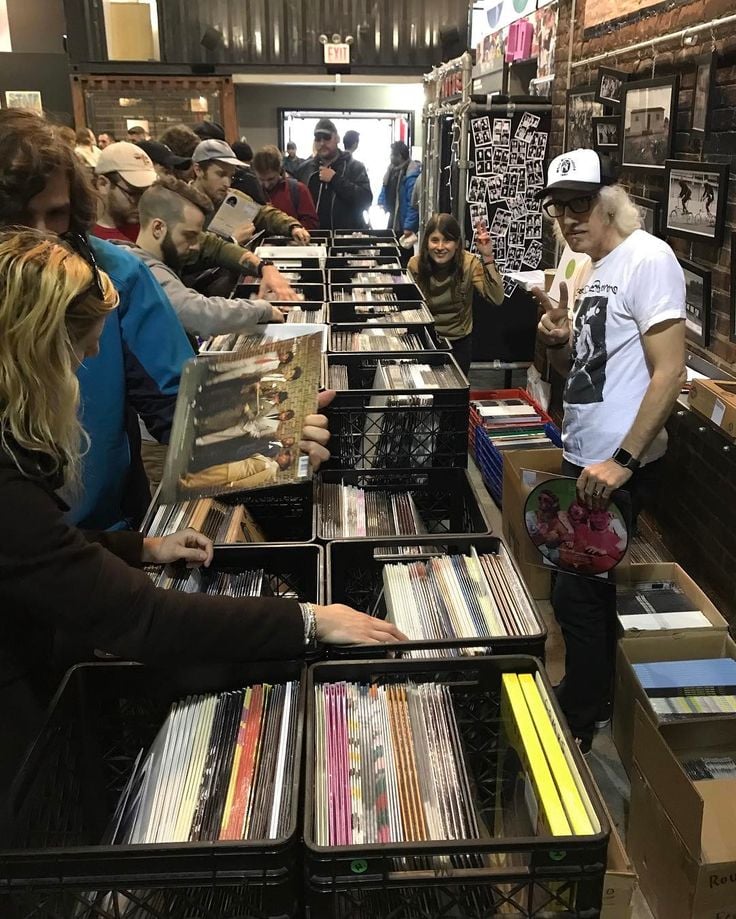 Record-Shop-Crawl-45th-Birthday-Party-Ideas