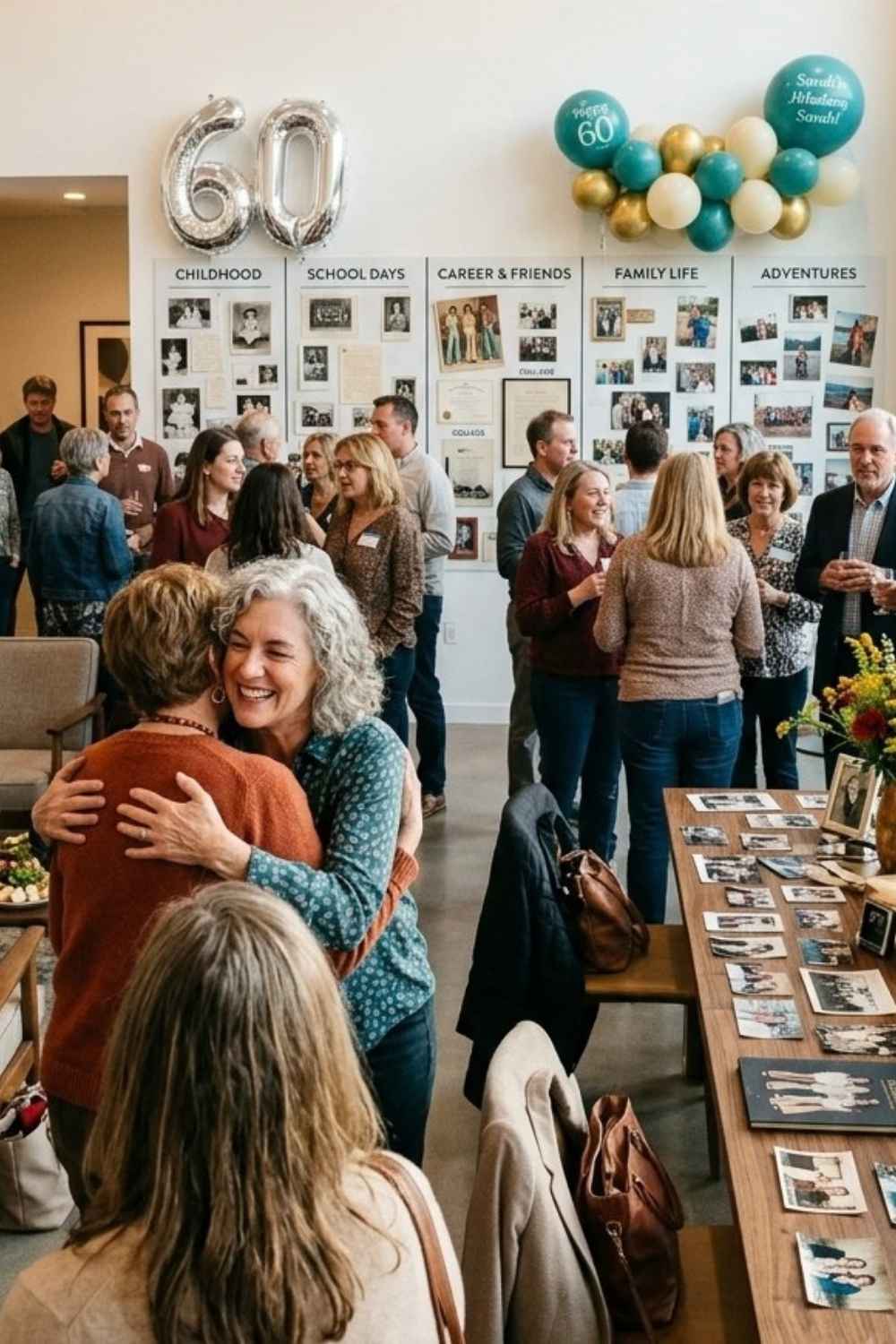 Reunion-With-Friends-From-Different-Chapters-of-Life-Fun-60th-Birthday-Party-Ideas-For-Adults