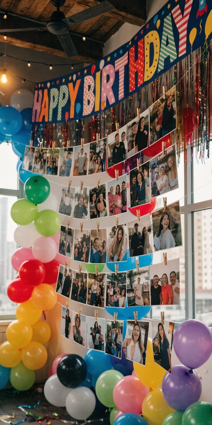 Set-Up-a-Memory-Lane-Birthday-Party-Classy-Birthday-Party-Ideas-for-Adults