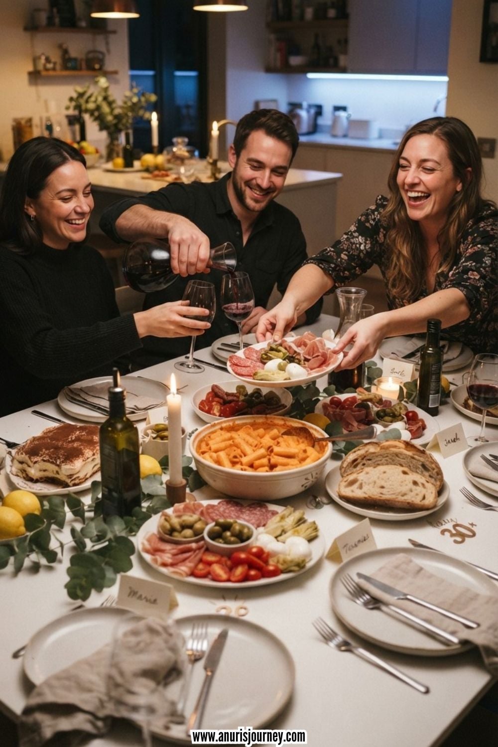 Throw-an-Italian-Inspired-Dinner-fun-30th-birthday-party-ideas