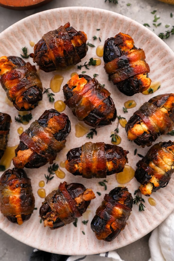 Bacon-Wrapped-Dates-Easy-Birthday-Party-Appetizers-for-Adults.