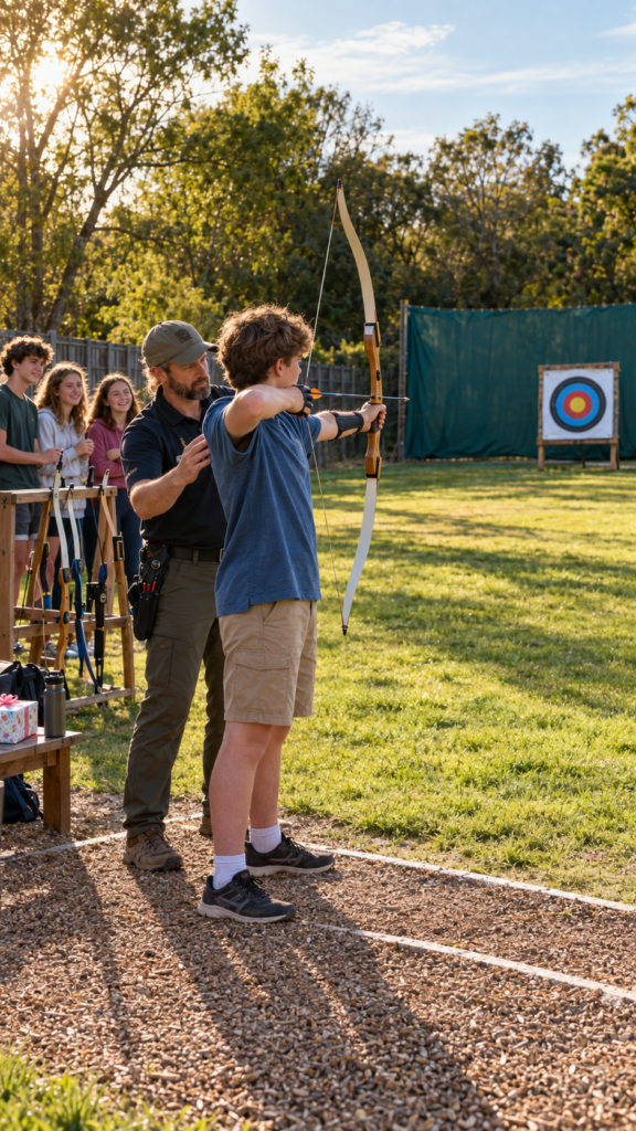 Beginner-birthday-archery-lesson