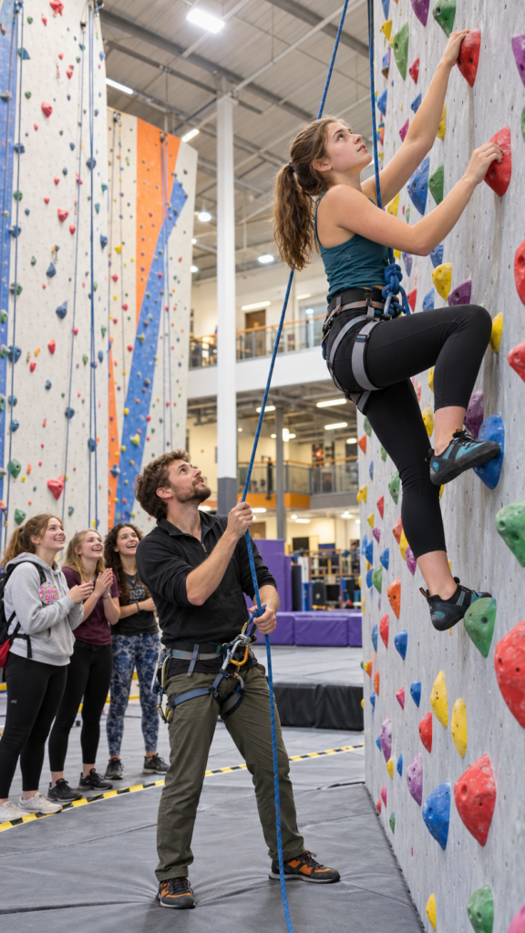 Birthday-Climb-with-Friends-and-Belayer