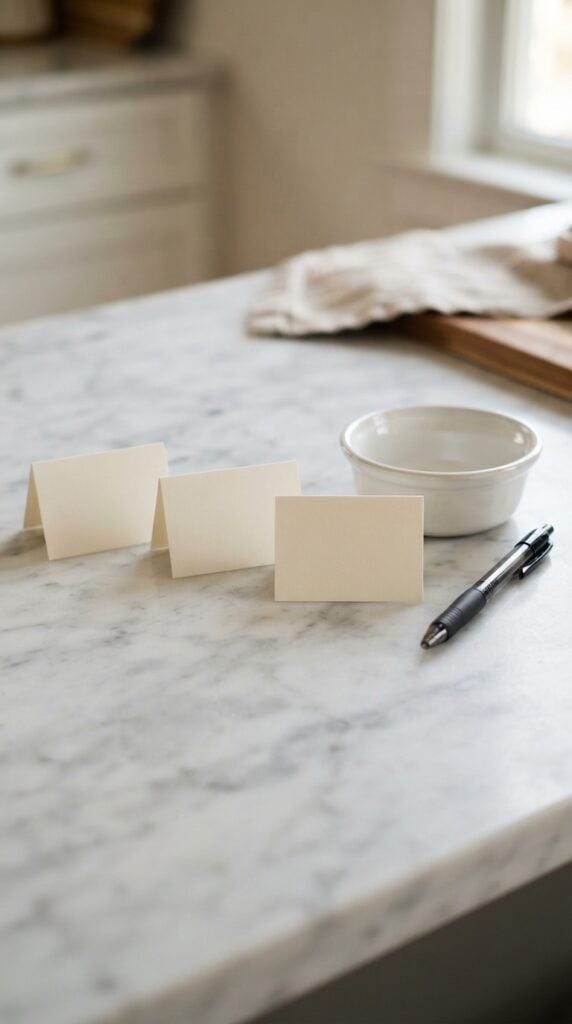 Blank_tent_labels_and_pen