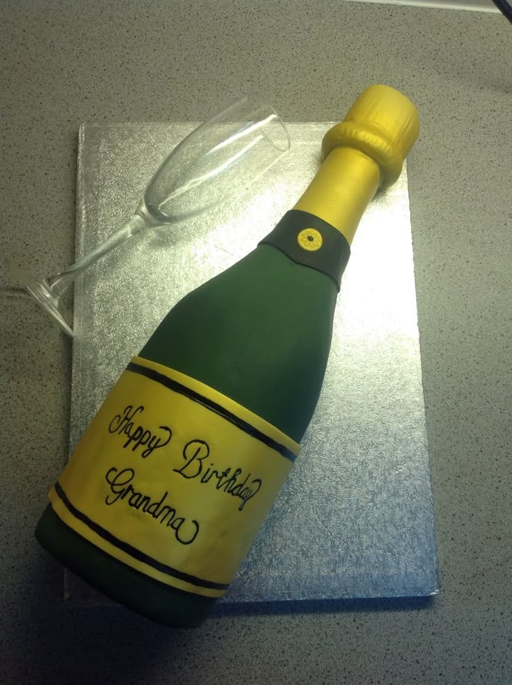 Champagne-Bottle-Cake
