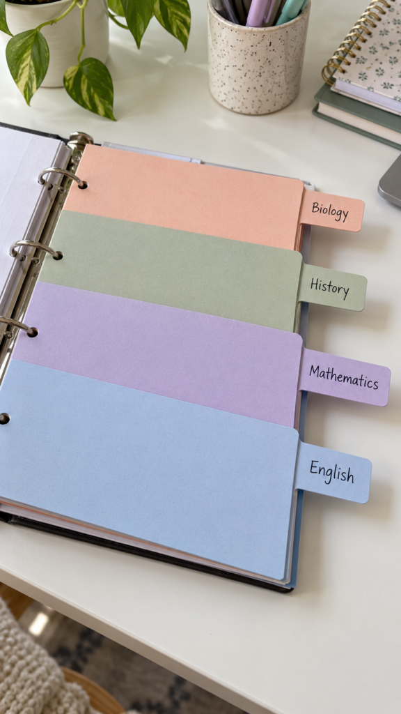 Color-Coded-School-Binder-Dividers.