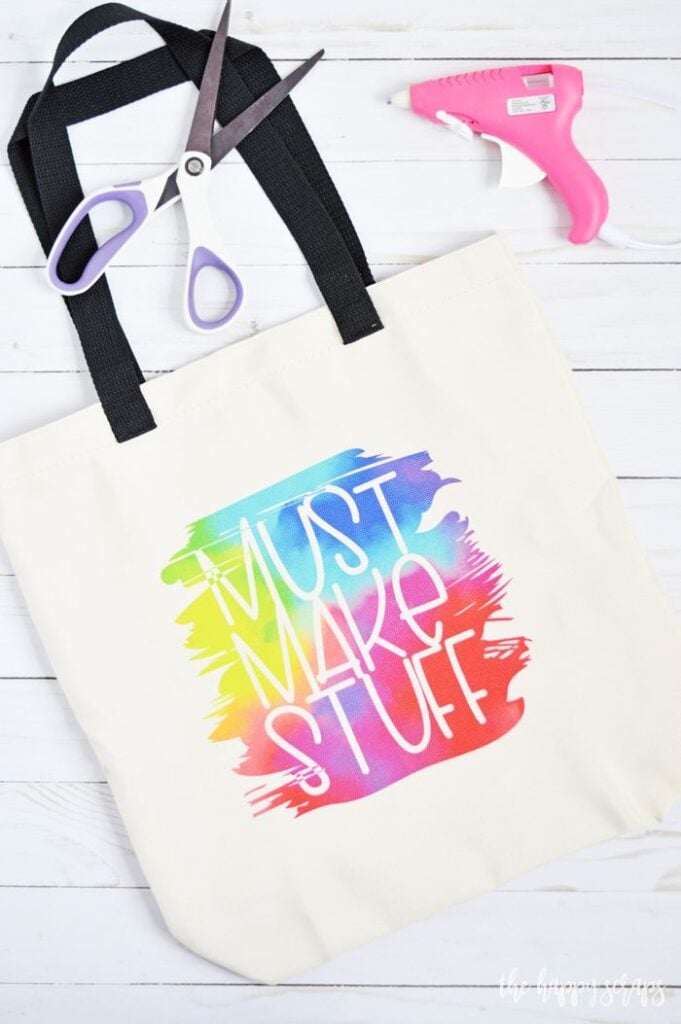 Craft-Class-Supply-Bag-cricut-projects-using-cricut-infusible-ink