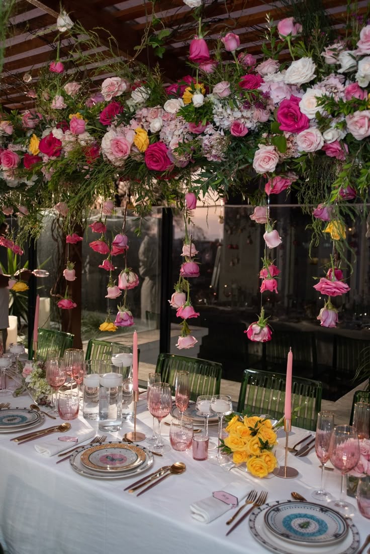 DIY-Hanging-Floral-Decor-DIY-Adult-Birthday-Party-Ideas