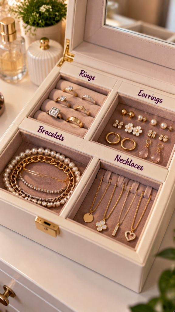Elegant-Mauve-Jewelry-Organizer-Flat-Lay.