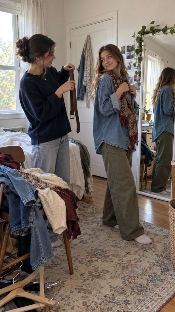 Friends-styling-secondhand-outfits