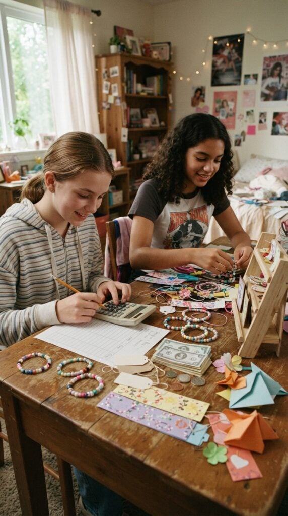 Girls_organizing_pretend_business