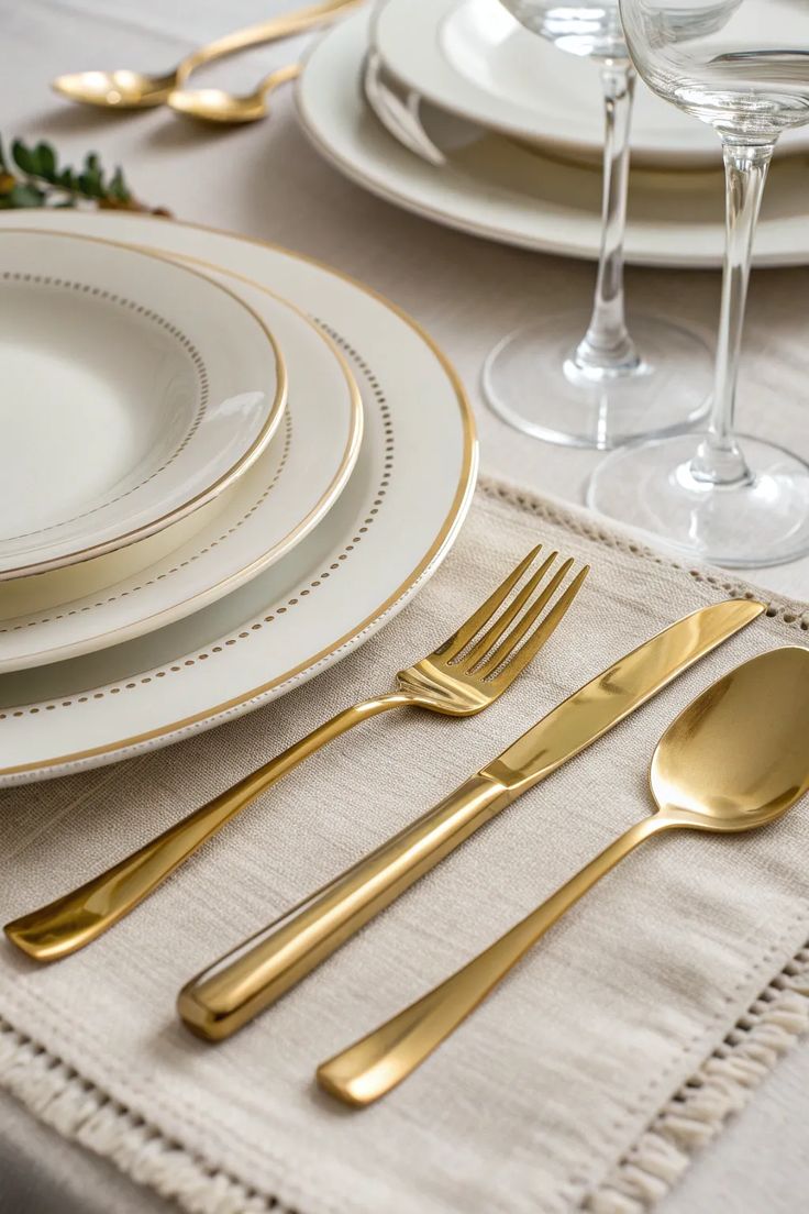 Gold-Flatware