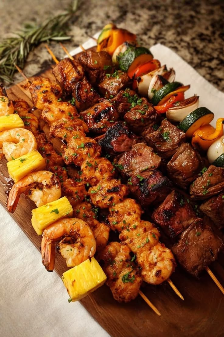 Grilled-Kebabs-Adult-Birthday-Party-Food-Ideas