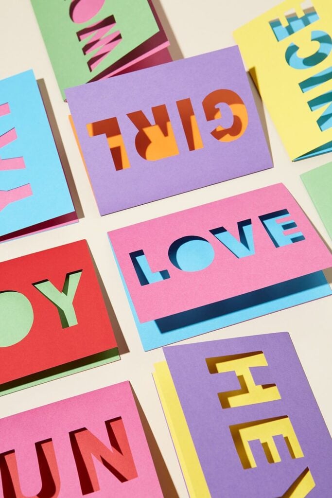 Handmade-Card-With-a-Cut-Out-Message