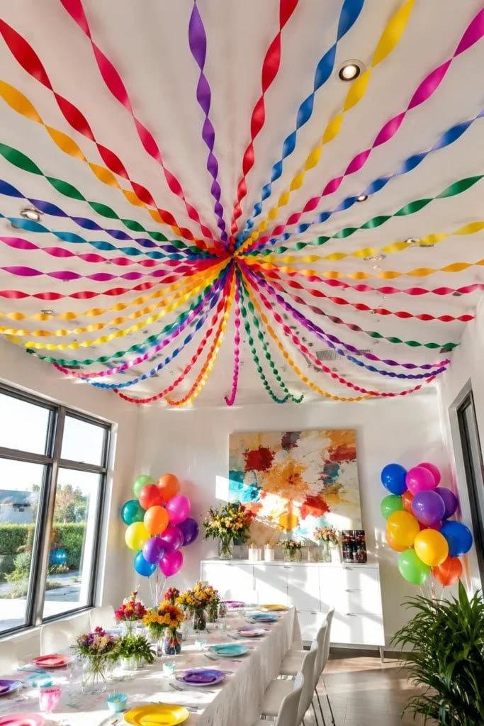 Hanging-Paper-Shapes-at-Different-Heights