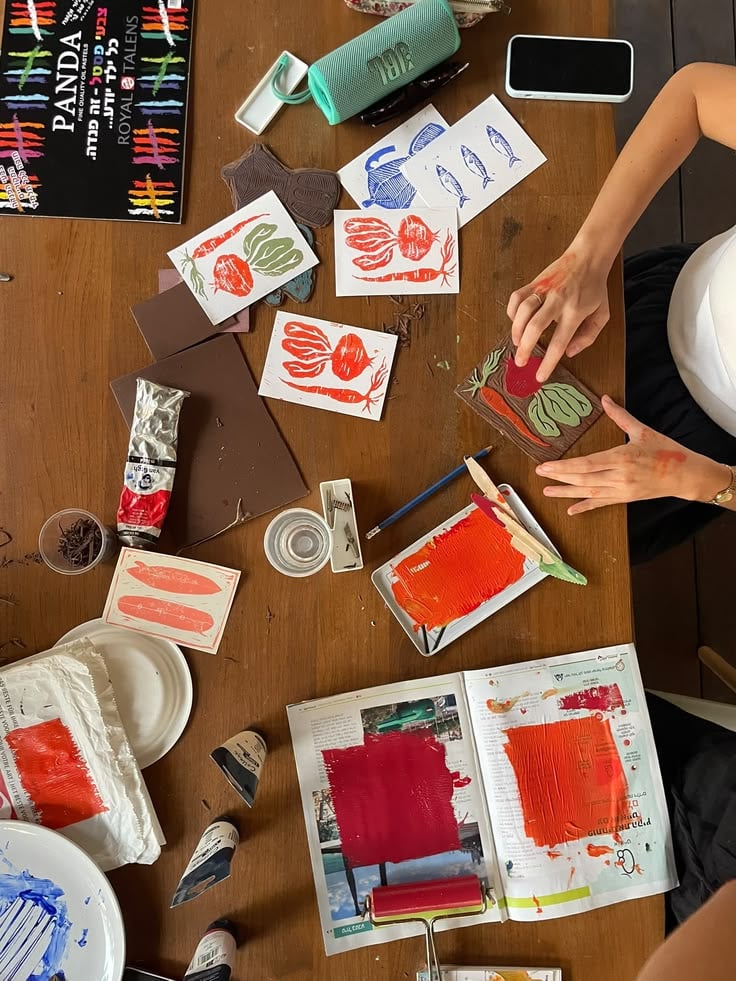  Hold-a-Mini-Printmaking-Party.