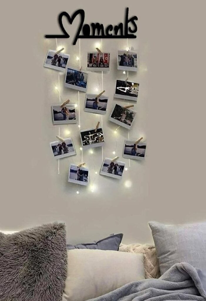 Instant-Photo-Memory-Wall-fun-sleepover-ideas-for-teens