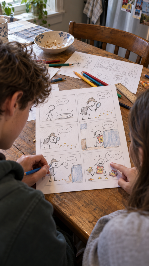 Kitchen-Table-Snack-Mystery-Comics