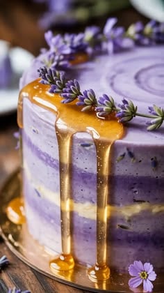 Lavender-Honey-Birthday-Cake-Ideas-for-Women