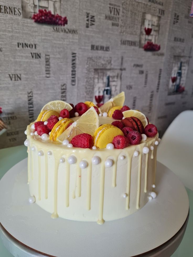 Lemon-Raspberry-Drip-Birthday-Cake-Ideas-for-Adults