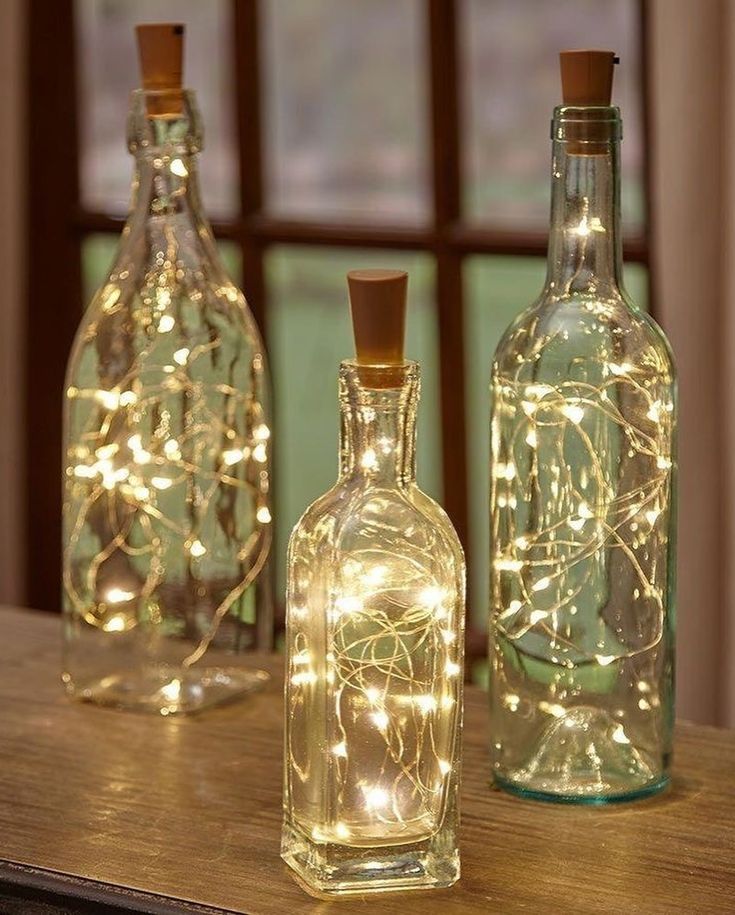 Lit-Wine-Bottle-Centerpieces-DIY-Birthday-Decorations-for-Adults