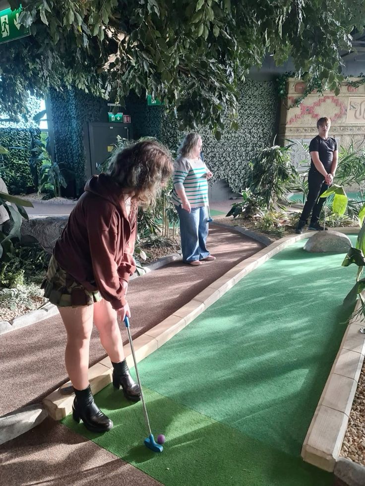 Mini-Golf.