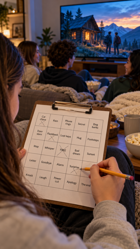 
Movie-bingo-at-the-sleepover