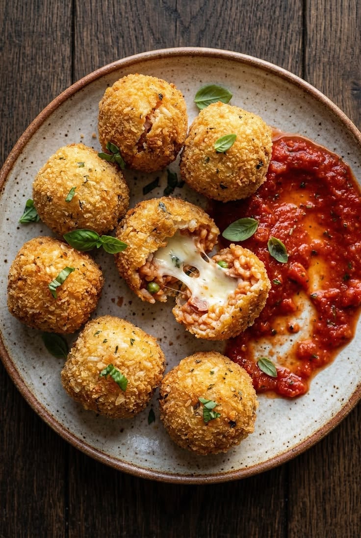 Mozzarella-Arancini.