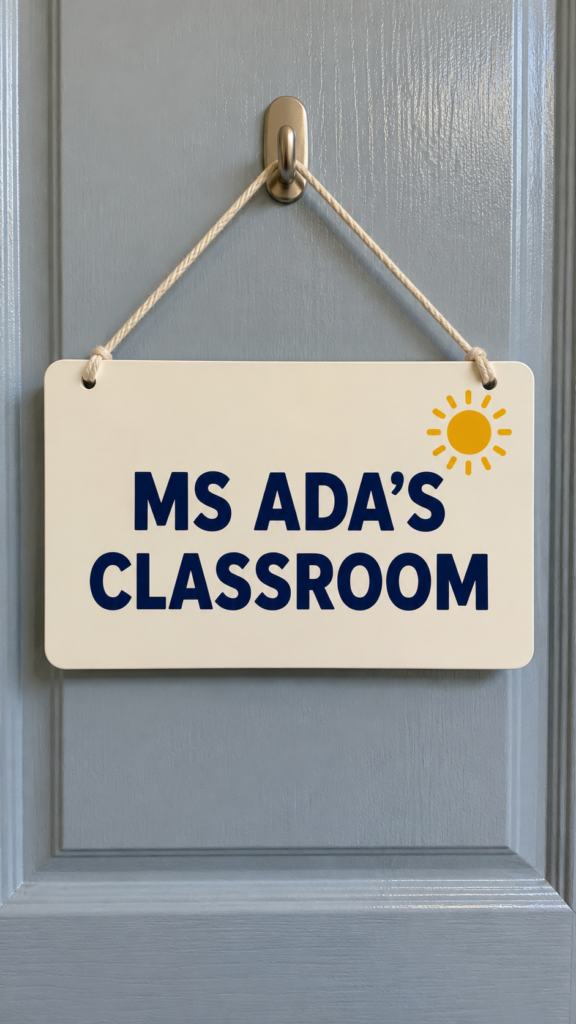 Ms-Adas-Classroom-Door-Sign-simple-cricut-projects-for-beginners-that-sell
