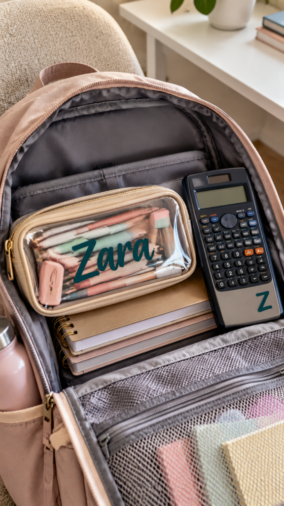 Organized-Backpack-Study-Setup