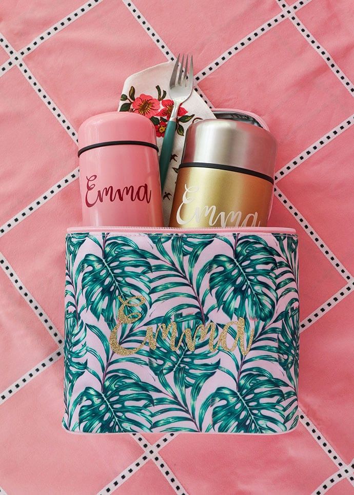 Personalised-Lunch-Tote-cricut-projects-using-cricut-infusible-ink