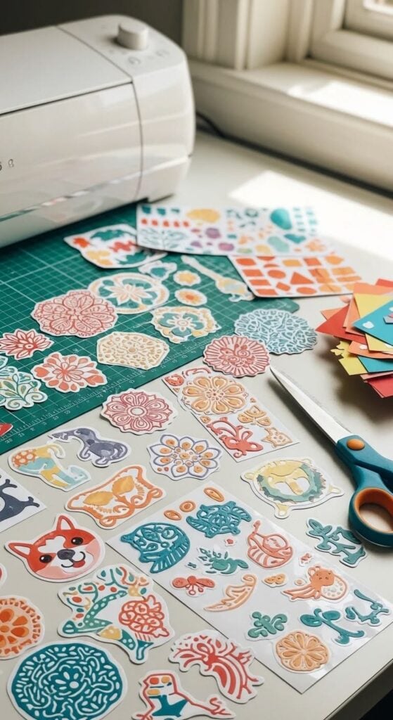 Personalised-Stickers-easy-Cricut-projects