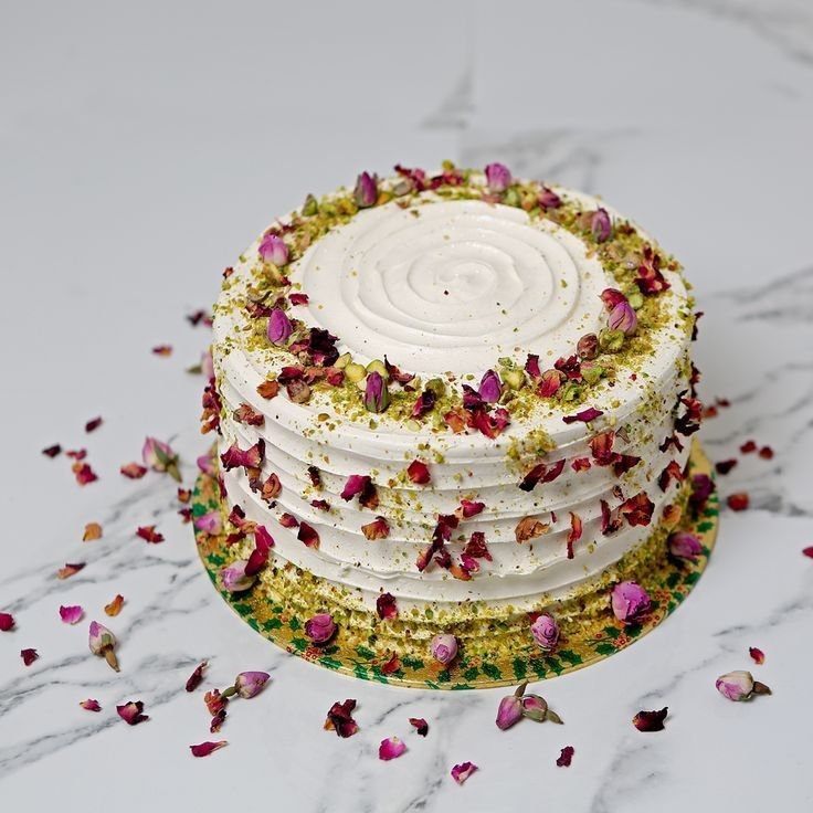 Pistachio-Rose-Cake-Birthday-Cake-Ideas-for-Adults.