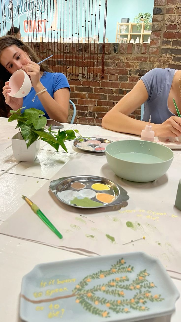 Pottery-Painting-Adult-Birthday-Party-Activities