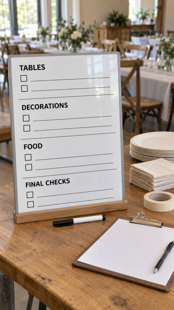 Reusable-event-setup-checklist-board.