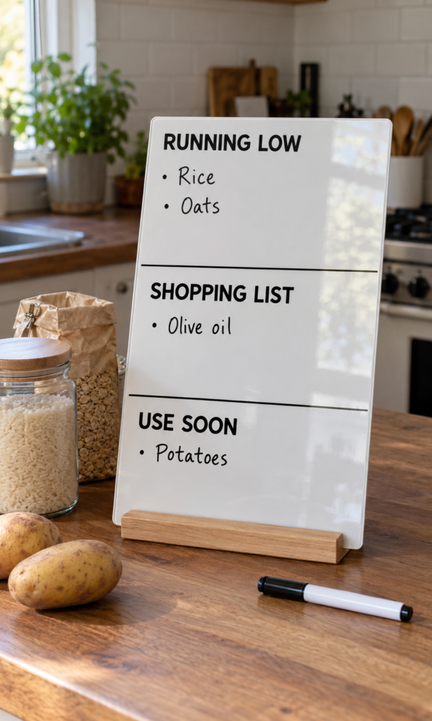Reusable-pantry-inventory-board