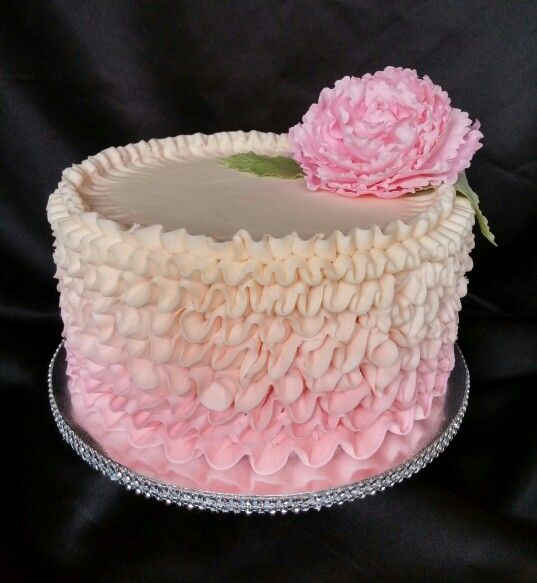 Ruffle-Buttercream-Cake