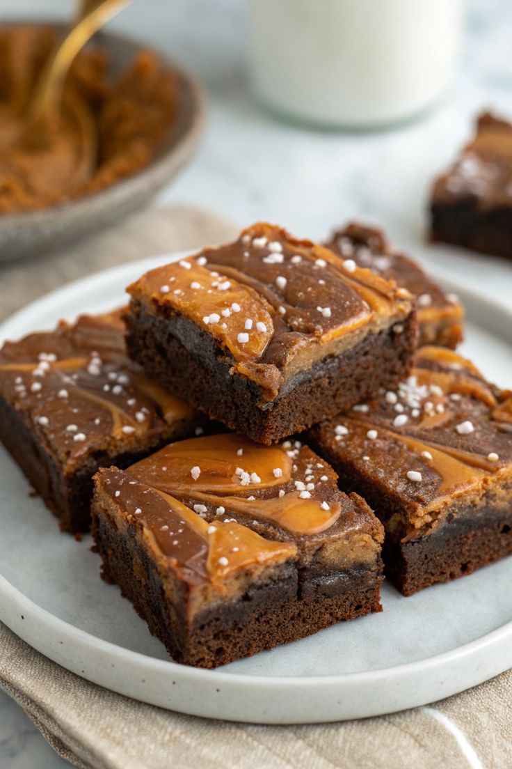 Salted-Caramel-Brownies-Easy-Birthday-Desserts-for-Adults
