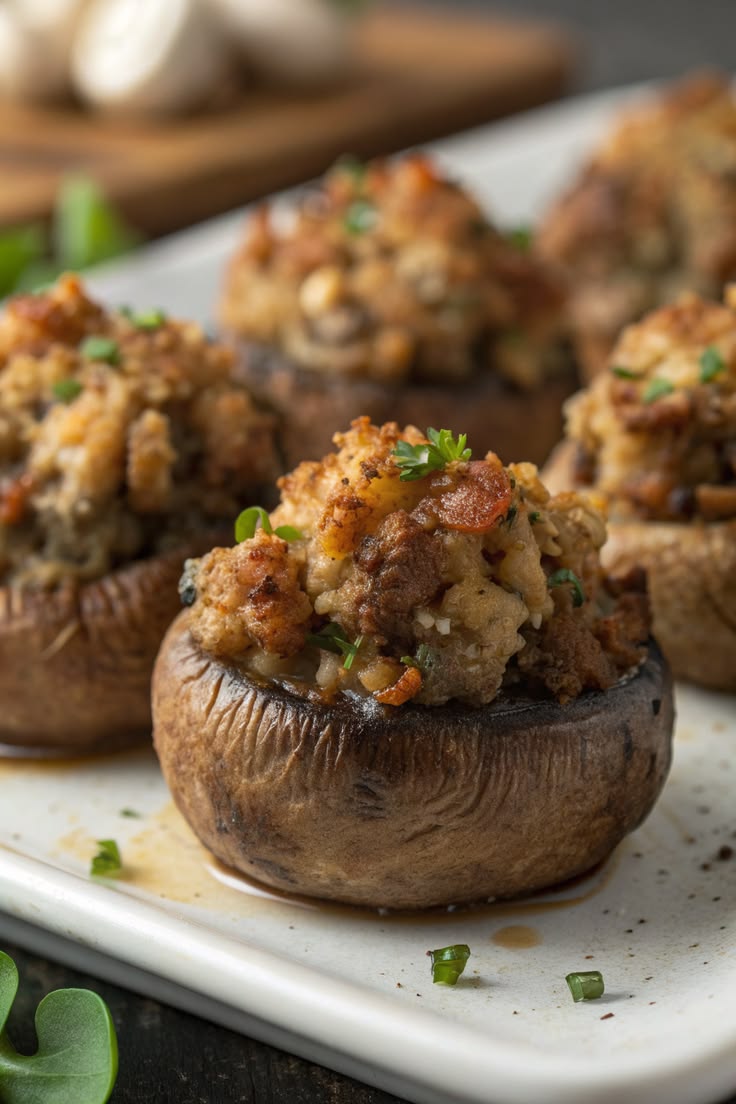 Sausage-Stuffed-Mushrooms.