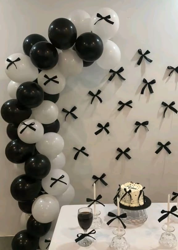 Simple-Black-and-White-Last-Minute-Birthday-Party-Ideas-For-Adults