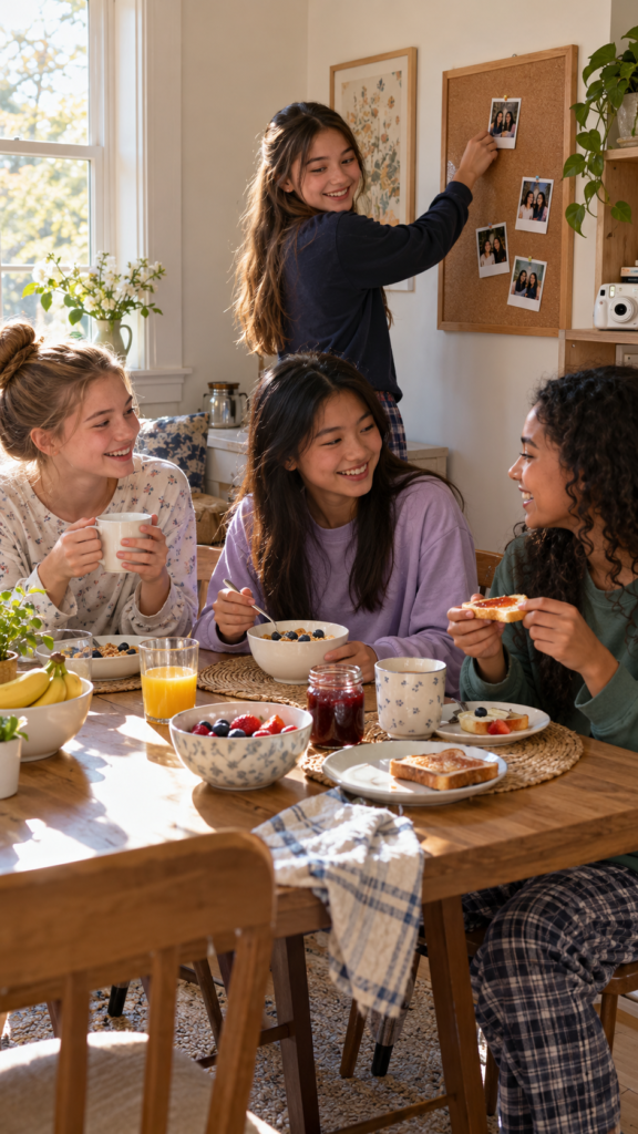 Sleepover-breakfast-and-instant-memories