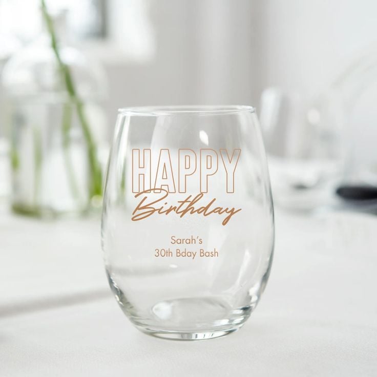Stemless-Wine-Glasses-With-Their-Name-on-Them-Adult-Birthday-Party-Favor-Ideas