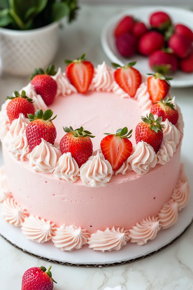 Strawberry-Champagne-Cake.