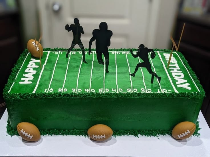 Take the Party to a Football Field Cake