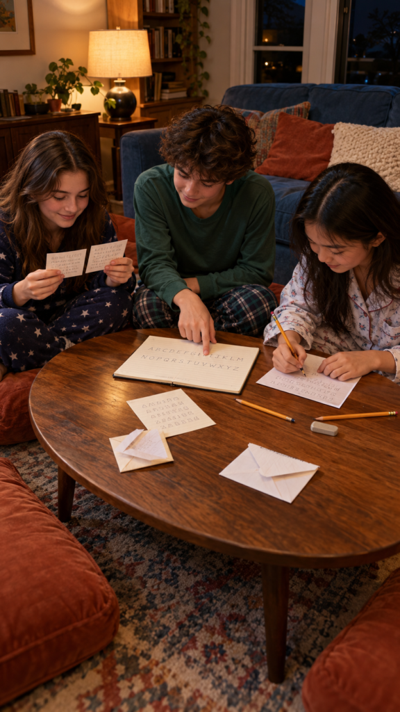 Teen-Friends-Decode-Secret-Messages