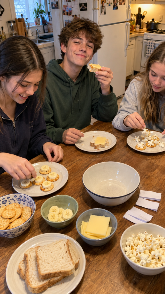 Teen-Snack-Challenge-at-the-Kitchen-Table