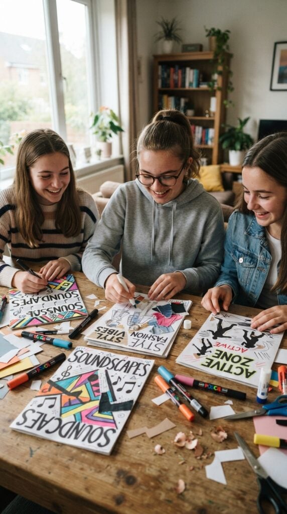 Teenagers_designing_handmade_Magazine Cover